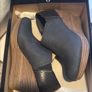 Dr. Scholl's Black and Brown Wedge Shoes Harlow 9 1/2